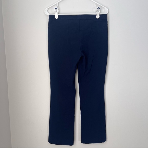 Theory Women's Blue Eco New Bistretch Crop Pants Size 2 - Picture 6 of 10